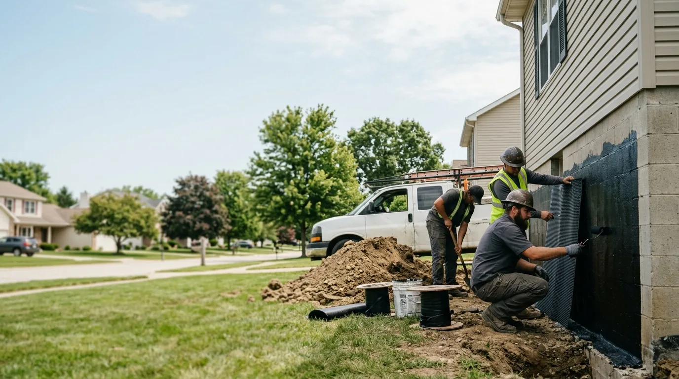 Basement Waterproofing in Elwood, IN near me